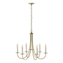 Simple Lines Chandelier by Hubbardton Forge