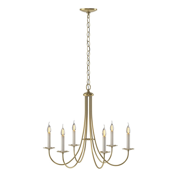 Simple Lines Chandelier by Hubbardton Forge