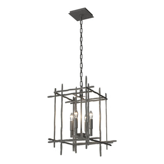 Buy natural-iron Tura Chandelier by Hubbardton Forge