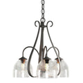 Sweeping Taper Chandelier by Hubbardton Forge