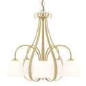 Sweeping Taper Chandelier by Hubbardton Forge