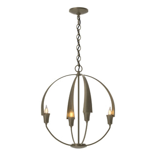 Buy soft-gold Cirque Chandelier by Hubbardton Forge