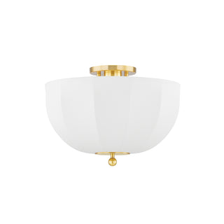 Meshelle Outdoor (Damp) Flush Mount Ceiling Light by Mitzi