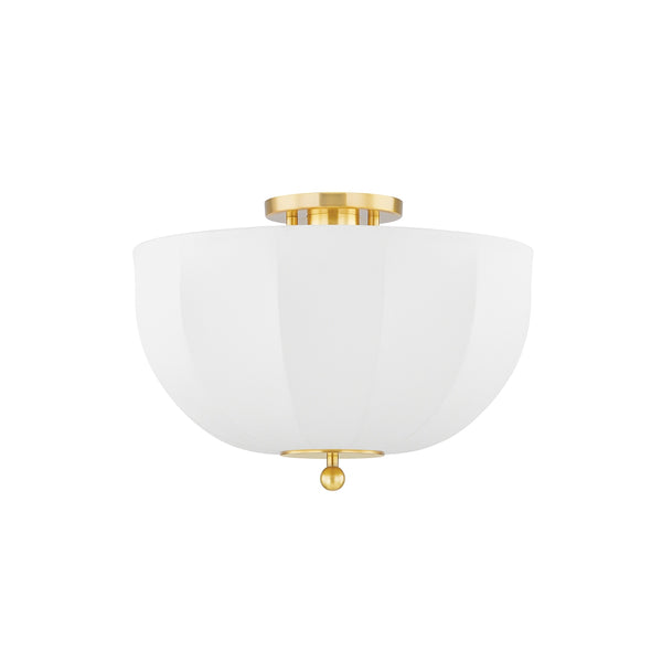 Meshelle Outdoor (Damp) Flush Mount Ceiling Light by Mitzi