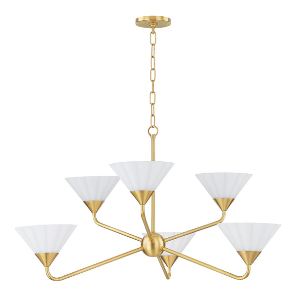 Kelsey Outdoor (Damp) Chandelier by Mitzi
