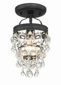 Calypso Outdoor (Damp) Semi Flush Mount Light by Crystorama