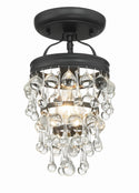 Calypso Outdoor (Damp) Semi Flush Mount Light by Crystorama