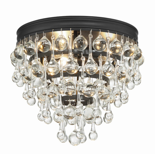 Calypso Outdoor (Damp) Flush Mount Light by Crystorama