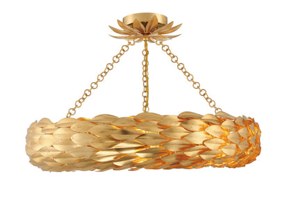 Broche Semi-Flush Mount Ceiling Light by Crystorama