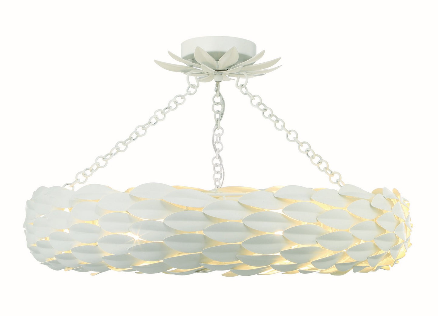 Broche Semi-Flush Mount Ceiling Light by Crystorama
