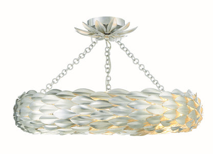 Broche Semi-Flush Mount Ceiling Light by Crystorama