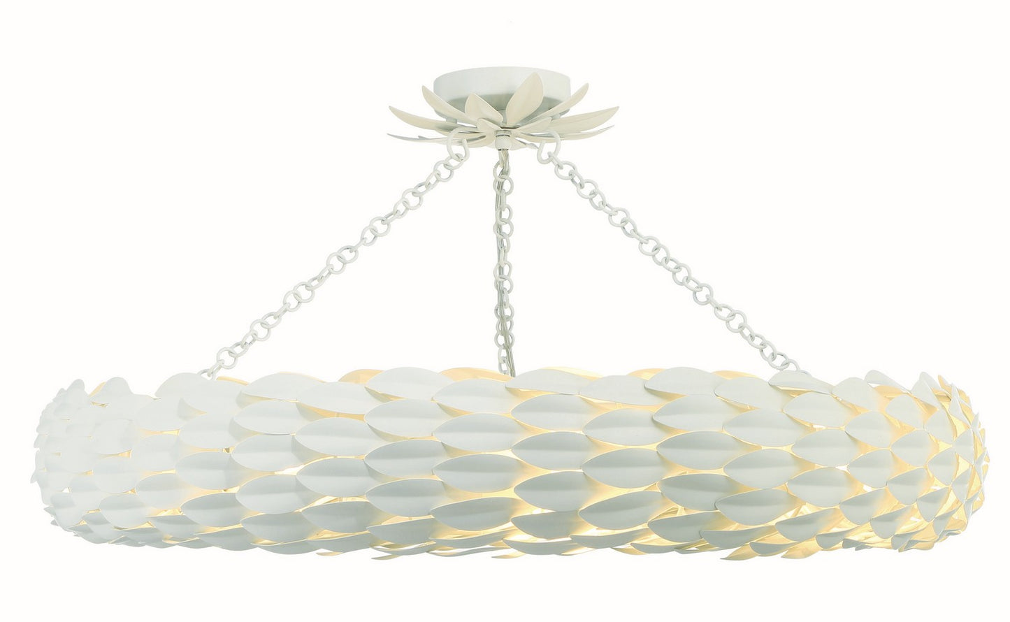 Broche Semi-Flush Mount Ceiling Light by Crystorama