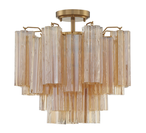 Addis Semi Flush Mount Light by Crystorama