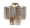 Addis Semi Flush Mount Light by Crystorama