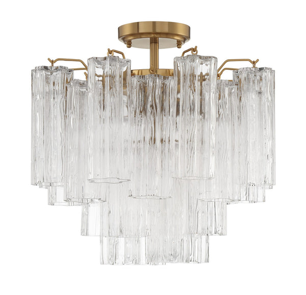 Addis Semi Flush Mount Light by Crystorama