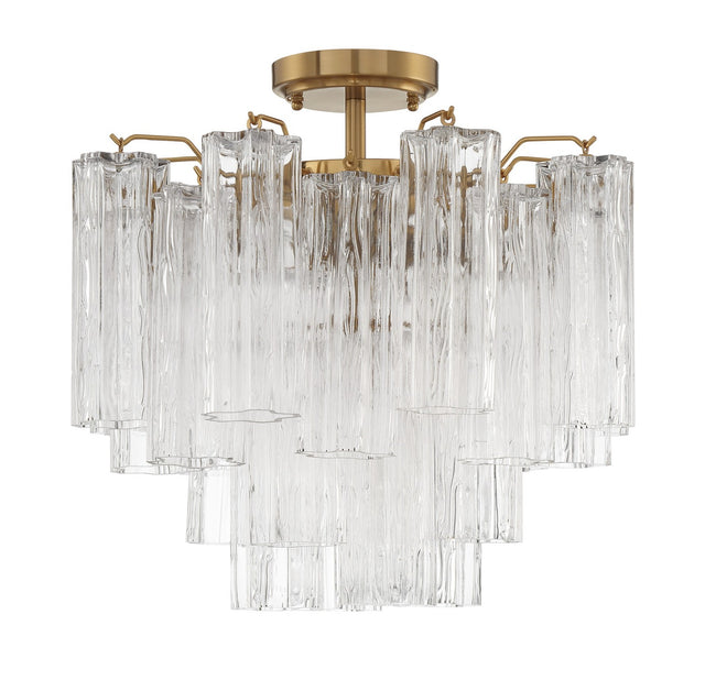 Addis Semi Flush Mount Light by Crystorama