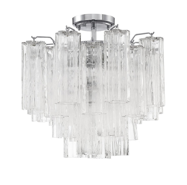 Addis Semi-Flush Mount Ceiling Light by Crystorama