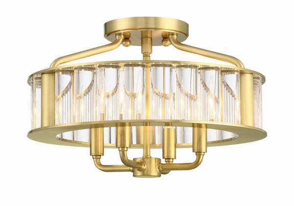 Farris Semi Flush Mount Light by Crystorama