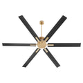 Zeus Outdoor (Damp) Ceiling Fan by Quorum