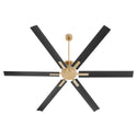 Zeus Outdoor (Damp) Ceiling Fan by Quorum