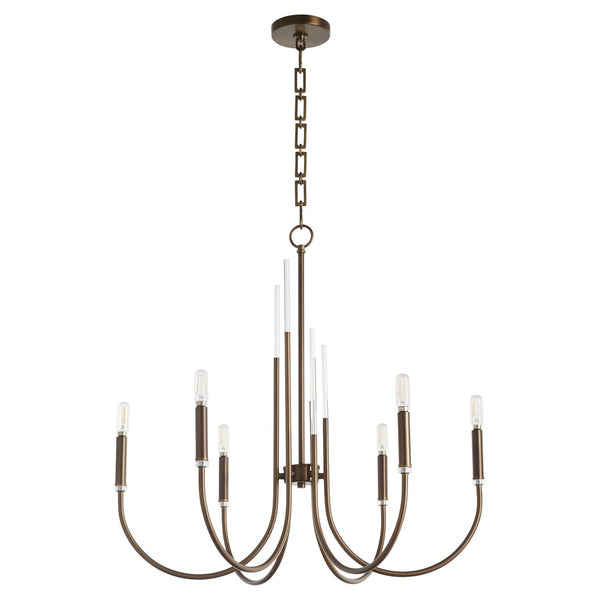 SUMMIT Outdoor (Damp) Chandelier by Quorum