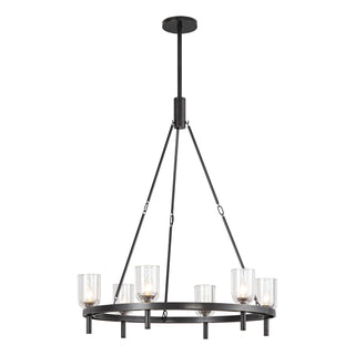 Buy clear-crystal-urban-bronze Lucian Chandelier by Alora