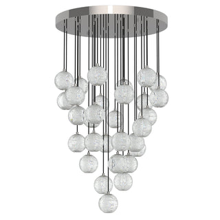 Buy polished-nickel-with-clear-carved-acrylic-glass-and-clear-shade Marni Lantern by Alora