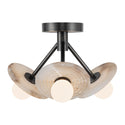 Dahlia Semi Flush Mount Ceiling Light by Alora
