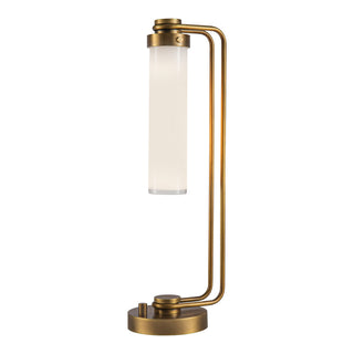 Buy vintage-brass-glossy-opal-with-glossy-opal-glass-glass-and-white-shade Wynwood Table Lamp by Alora