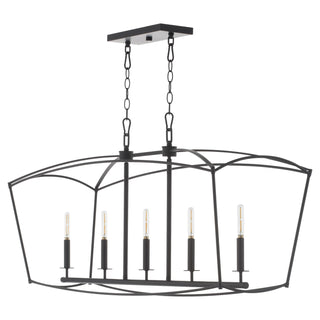 Mantle Outdoor (Damp) Chandelier by Quorum