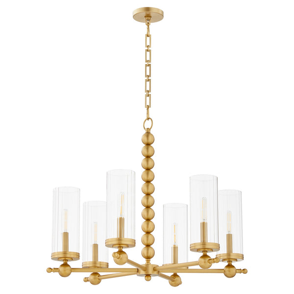 Lee Boulevard Outdoor (Damp) Chandelier by Quorum