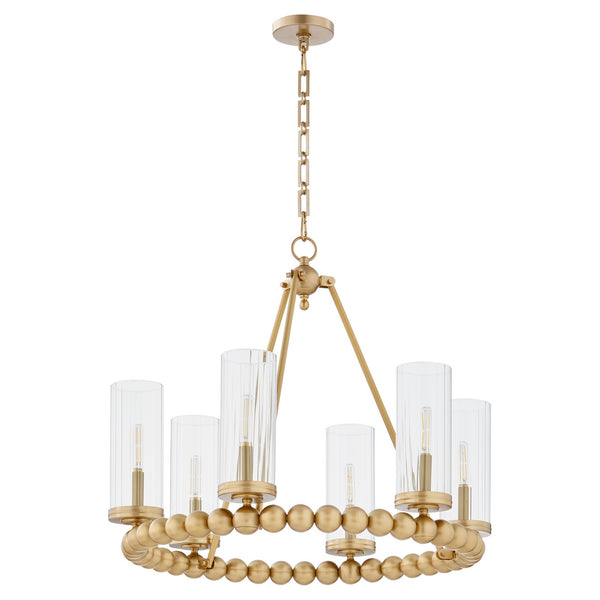 Lee Boulevard Outdoor (Damp) Chandelier by Quorum