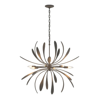 Buy natural-iron Dahlia Chandelier by Hubbardton Forge