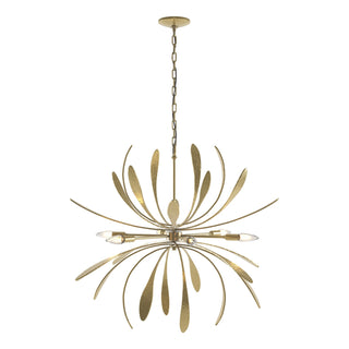 Buy modern-brass Dahlia Chandelier by Hubbardton Forge