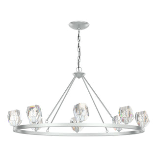 Buy vintage-platinum-and-clear-shade Gatsby Chandelier by Hubbardton Forge
