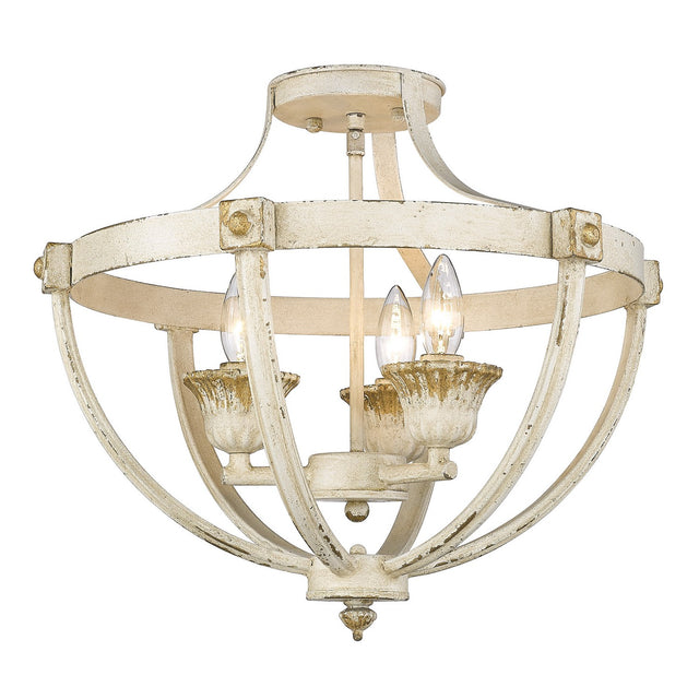 Jules Semi Flush Mount Light by Golden