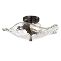 Samara Flush Mount Ceiling Light by Golden