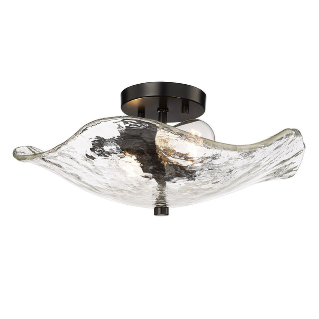 Samara Flush Mount Ceiling Light by Golden