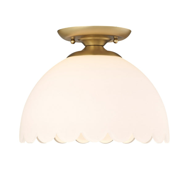 Dorinda Semi-Flush Mount Ceiling Light by Golden