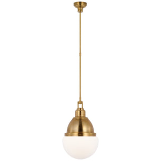 Buy hand-rubbed-antique-brass Bernard Outdoor (Damp) Pendant by Visual Comfort Signature
