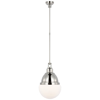 Buy polished-nickel Bernard Outdoor (Damp) Pendant by Visual Comfort Signature