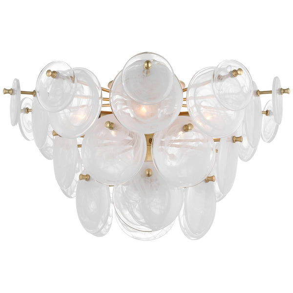 Loire Outdoor (Damp) Flush Mount Ceiling Light by Visual Comfort Signature