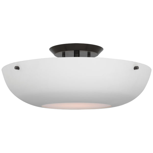 Valencia Outdoor (Damp) Flush Mount Ceiling Light by Visual Comfort Signature