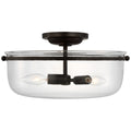 Lorford Outdoor (Damp) Flush Mount Ceiling Light by Visual Comfort Signature