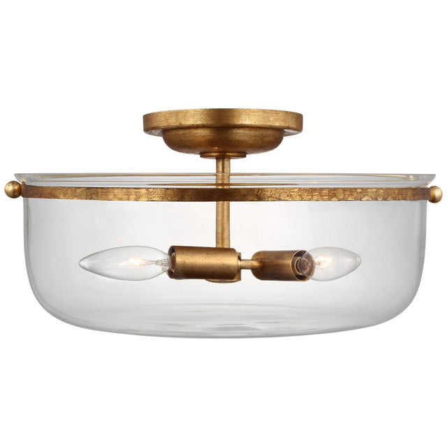 Lorford Outdoor (Damp) Flush Mount Ceiling Light by Visual Comfort Signature
