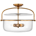 Lorford Outdoor (Damp) Flush Mount Ceiling Light by Visual Comfort Signature