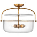Lorford Outdoor (Damp) Flush Mount Ceiling Light by Visual Comfort Signature