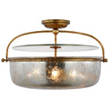 Lorford Outdoor (Damp) Flush Mount Ceiling Light by Visual Comfort Signature