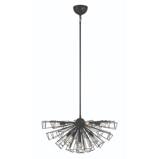 Buy black-and-metal-shade Dendelio Chandelier by Eurofase