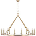 Darlana Ring Outdoor (Damp) Chandelier by Visual Comfort Signature